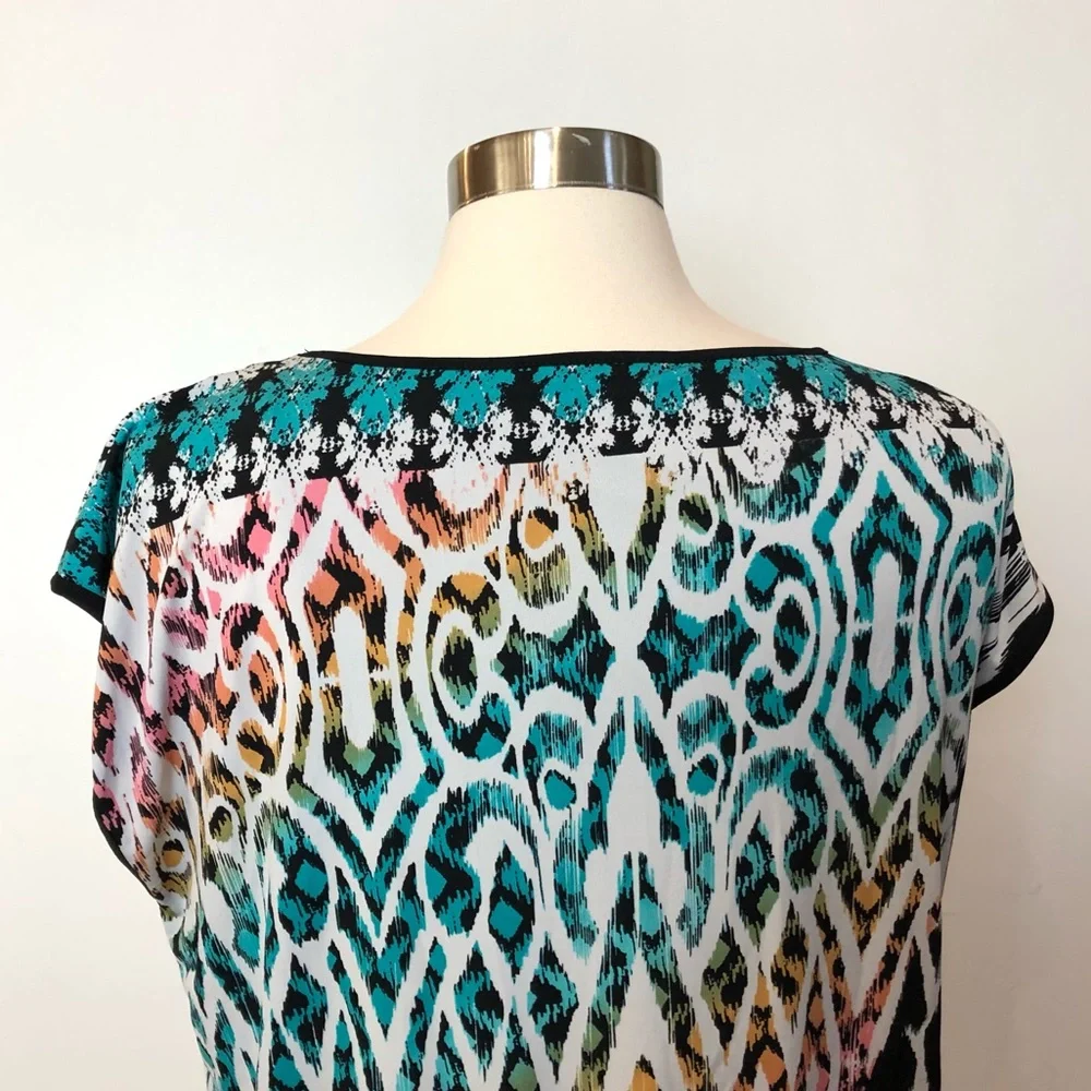 Style & Co Multicolored Patterned Dress - Picture 8 of 14